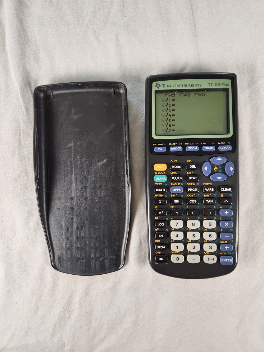 Texas Instruments TI-83 Plus Handheld Graphing Calculator w/ Slide Cover LCD